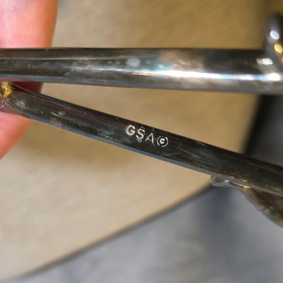 Godinger 20th Century Baroque Silver Plated Pastry Tongs Original Box Christmas - Picture 6 of 7